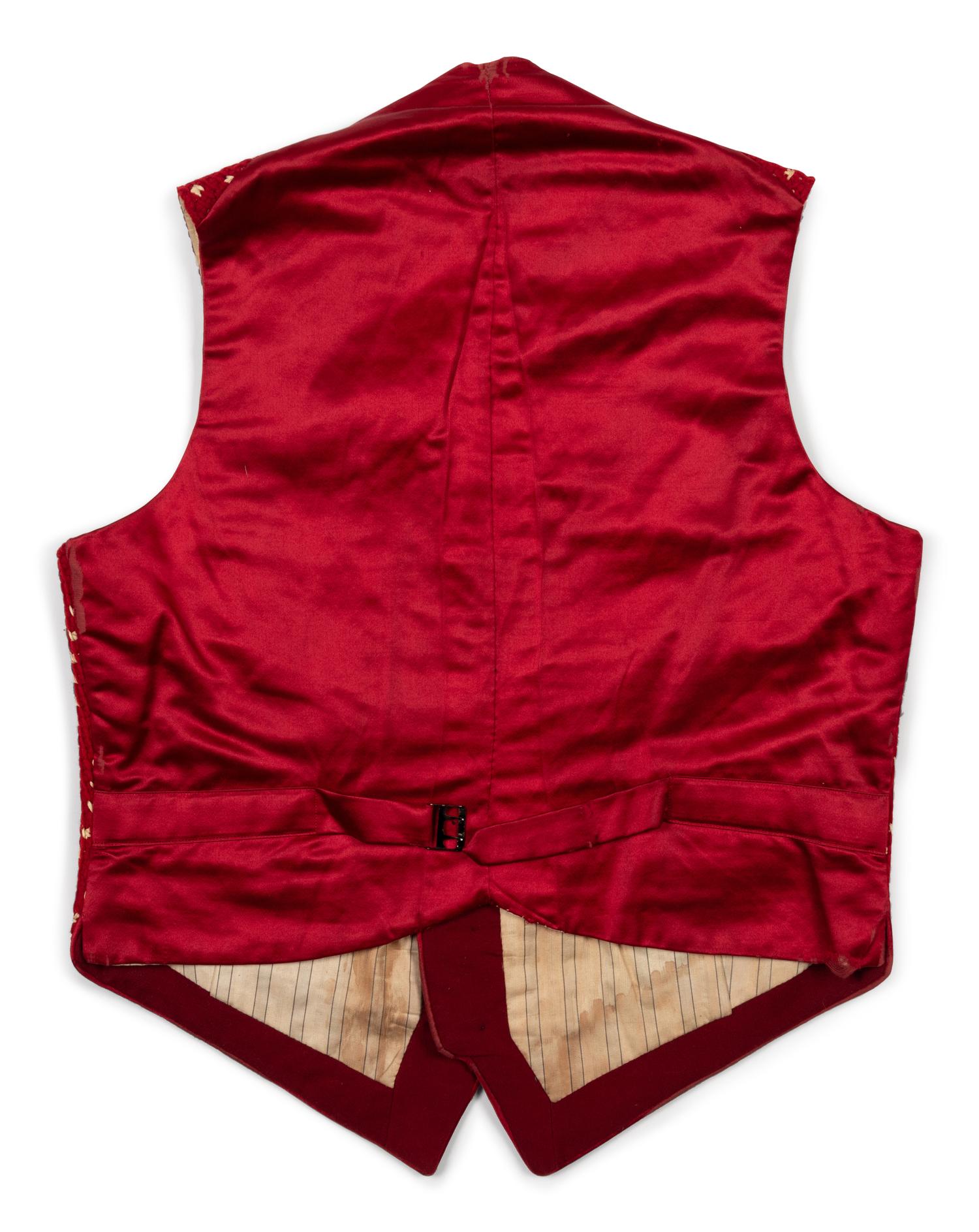 Three Men's 19th Century Waistcoats/Vests, 1850-70