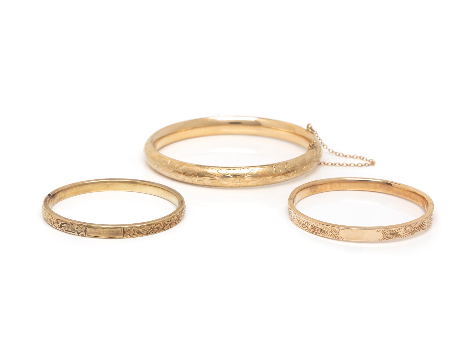 COLLECTION OF BANGLE BRACELETS