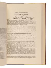 GINSBERG, Allen (1926-1997). A group of 4 works ALL SIGNED BY GINSBERG, comprising: