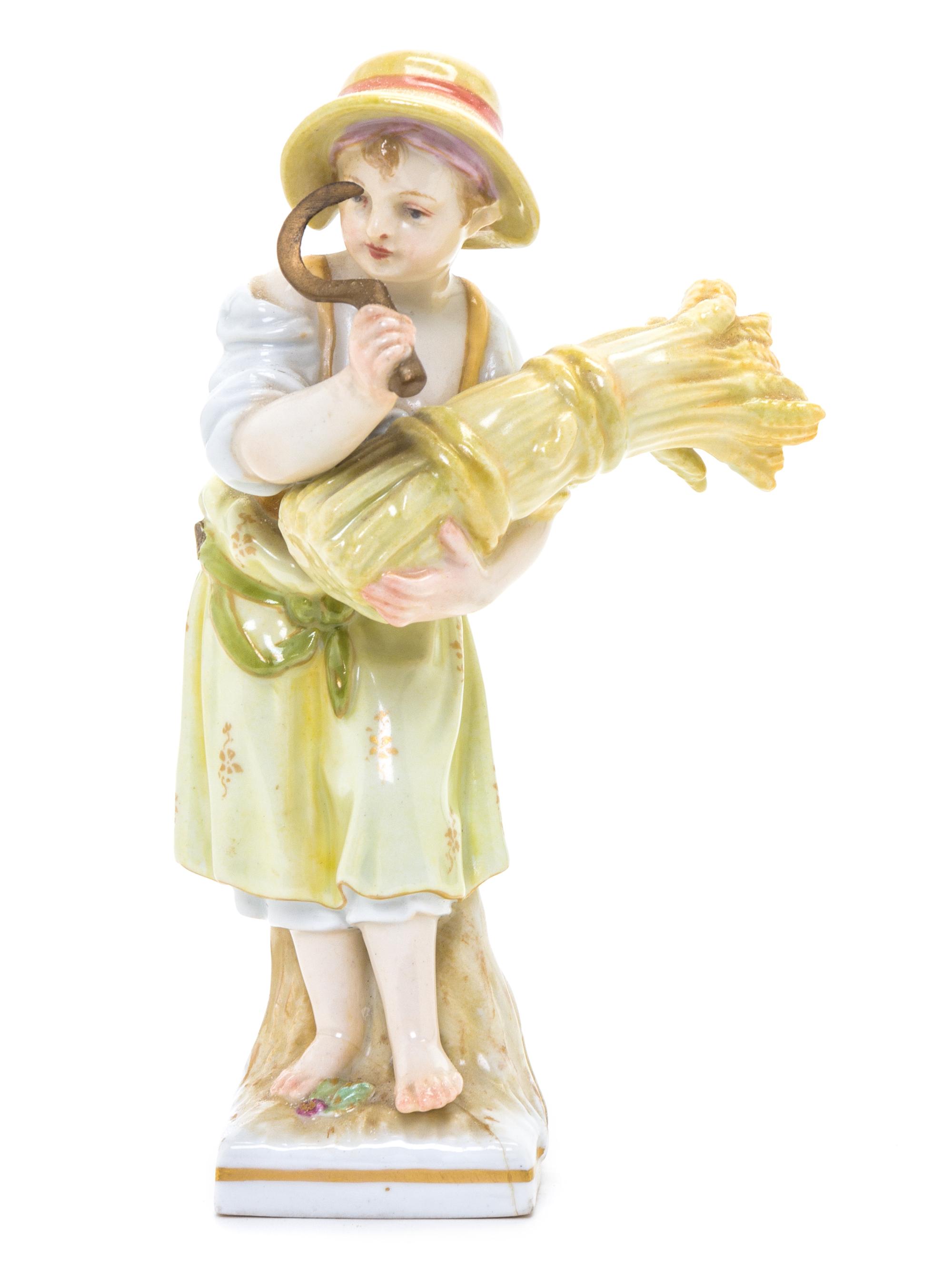 A Berlin (K.P.M.) Porcelain Figure Height 6 inches.