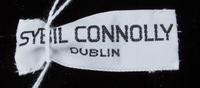 A Sybil Connelly Black Velvet Dress,