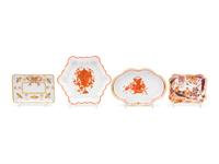 A Group of Four Small Porcelain Dishes