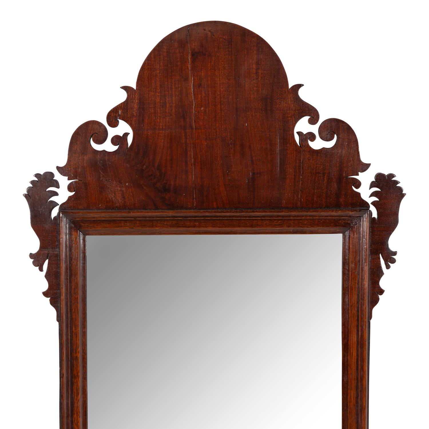 A Chippendale Carved Mahogany Looking Glass