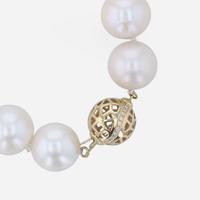 A 14K yellow gold and South Sea cultured pearl necklace