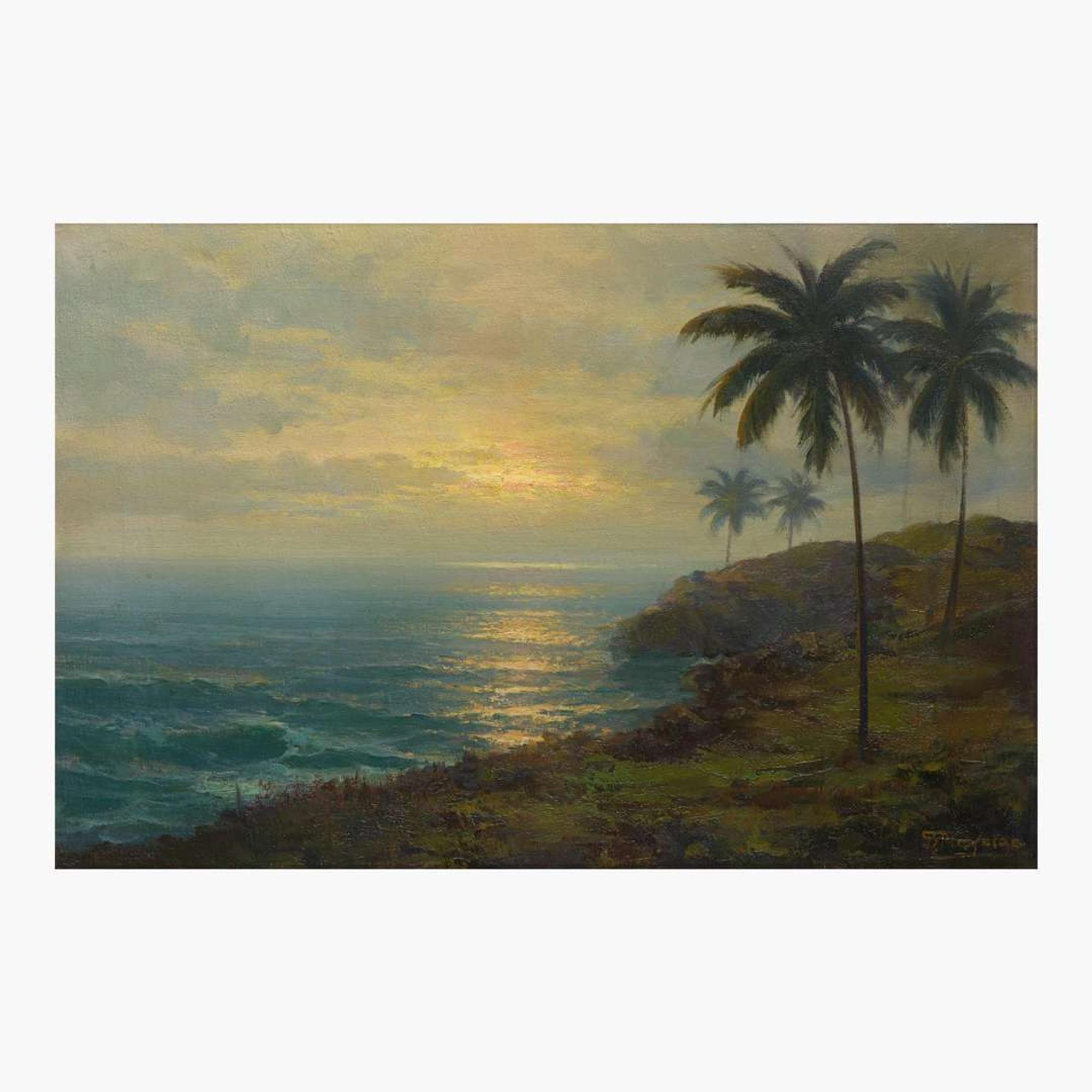 Guillermo Gómez Mayorga (Mexican, 1890–1962) Atardecer Costero