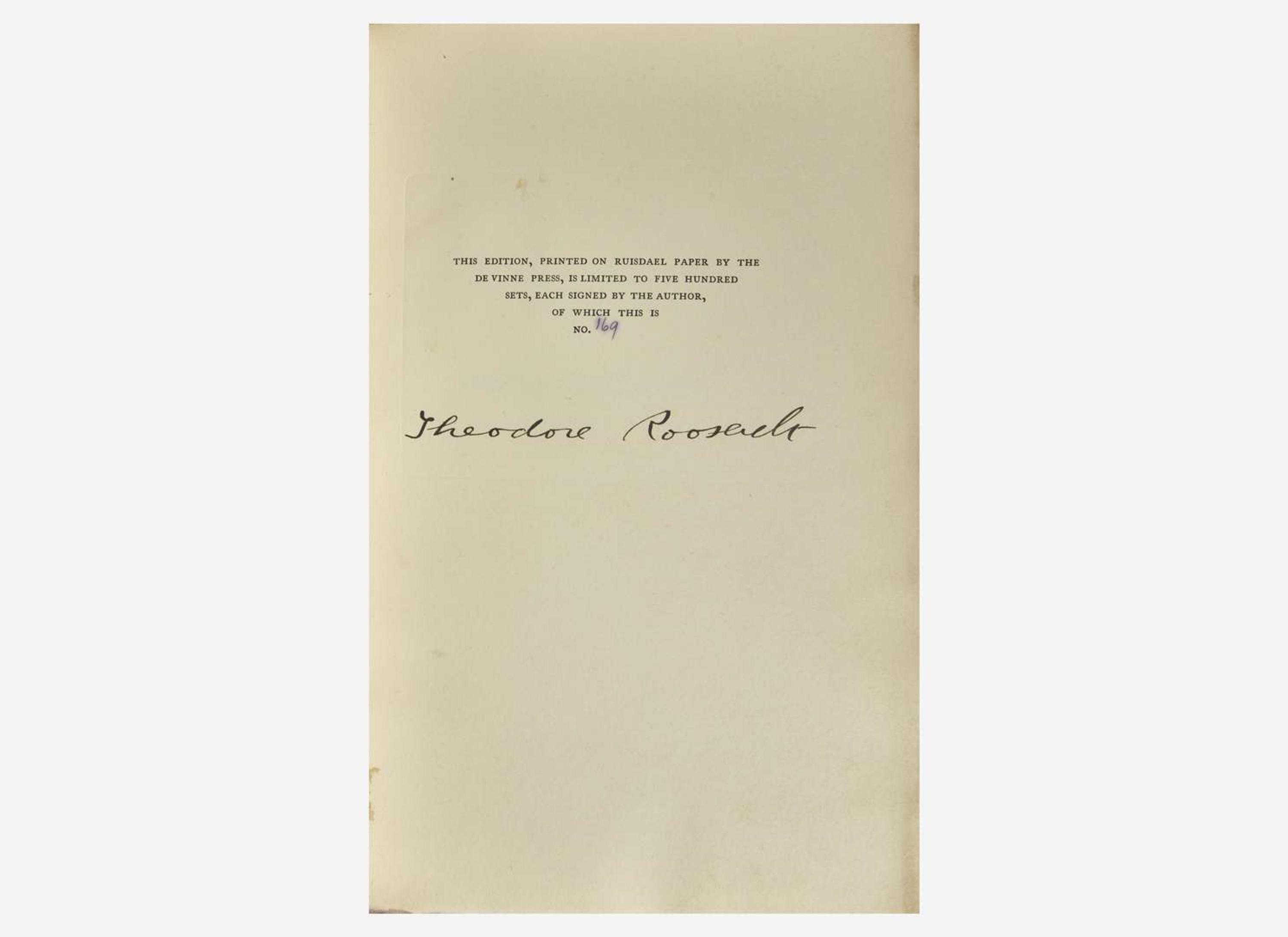 [Presidential] Roosevelt, Theodore: African Game Trails...