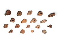 Nineteen Greco-Roman Terracotta Oil Lamps