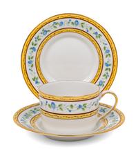 A Set of Fourteen Raynaud-Limoges Porcelain Teacups and Saucers