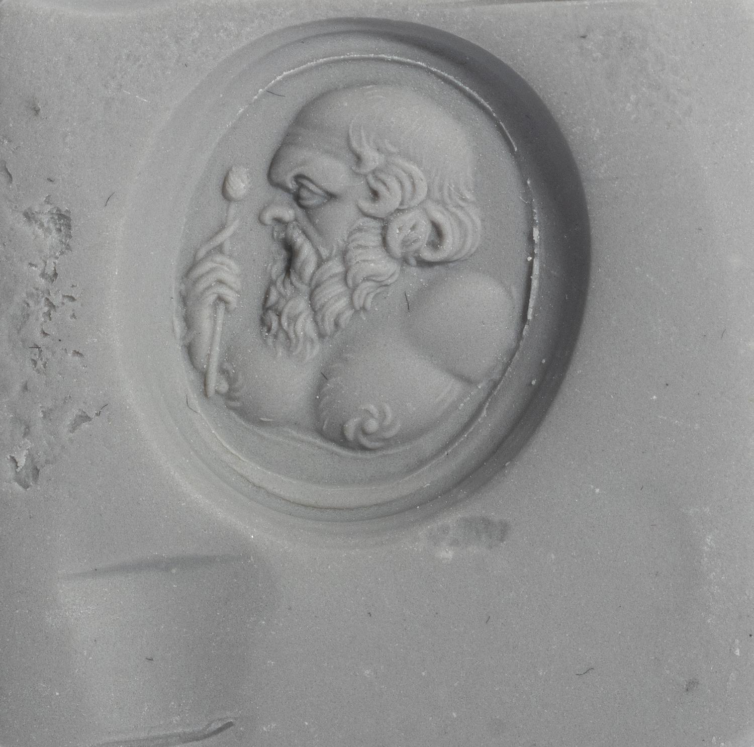 A Neoclassical Gold and Carnelian Finger Ring with the God Silenus
