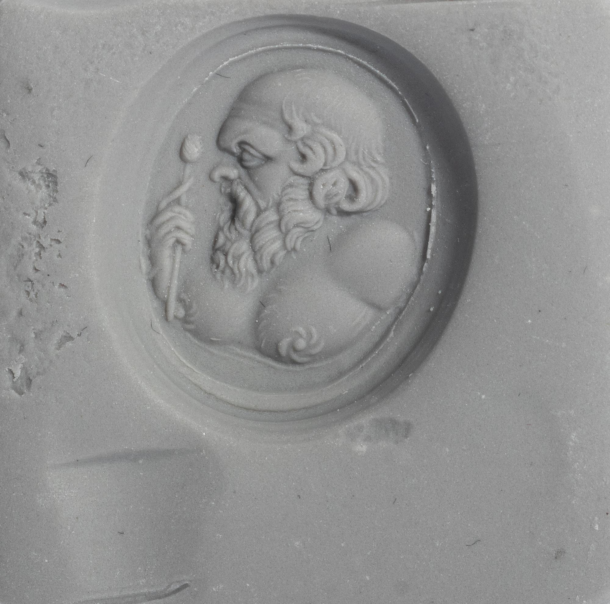 A Neoclassical Gold and Carnelian Finger Ring with the God Silenus