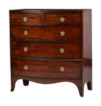 A Mahogany Bowfront Chest of Drawers