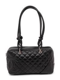 Chanel, Small Black Ligne Cambon Bag