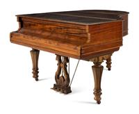 A Weber Walnut Grand Piano