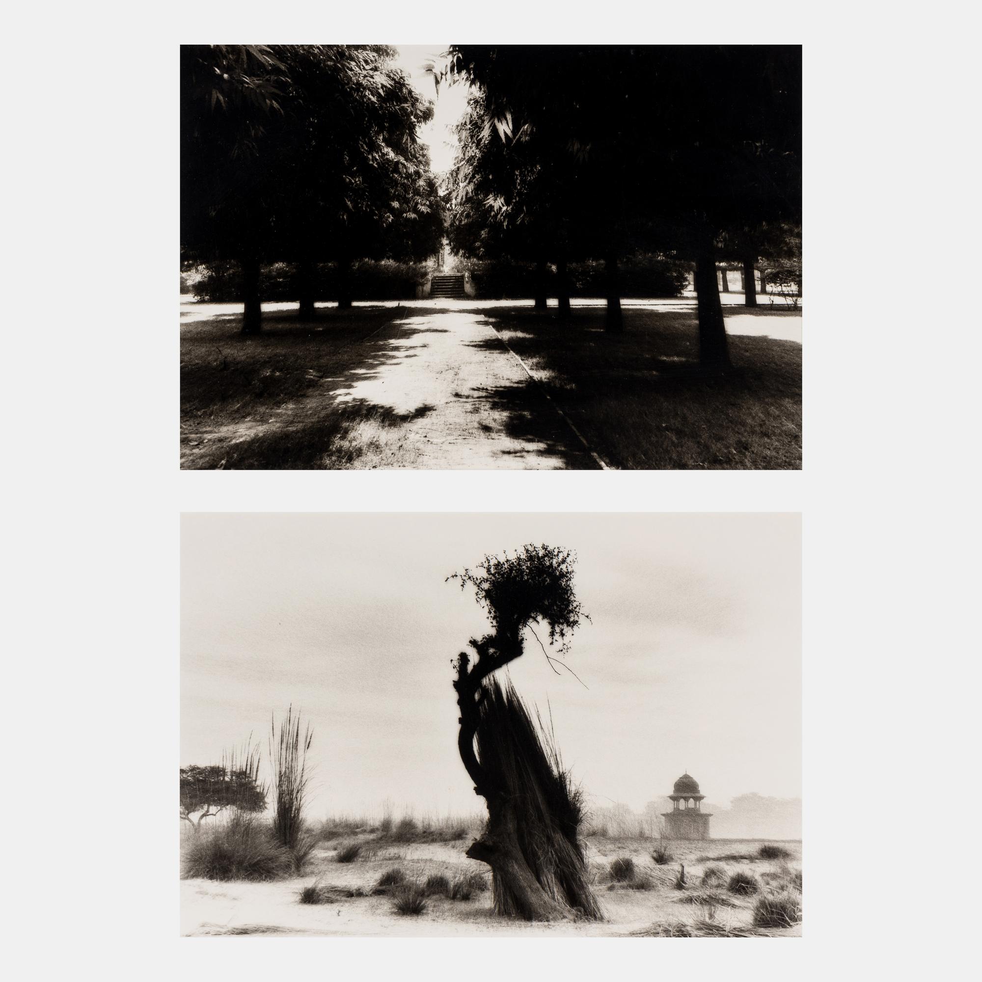 Shah Jahan's Tomb, Tree at Center, Agra , 1985, and Untitled (Garden) (Two Works)