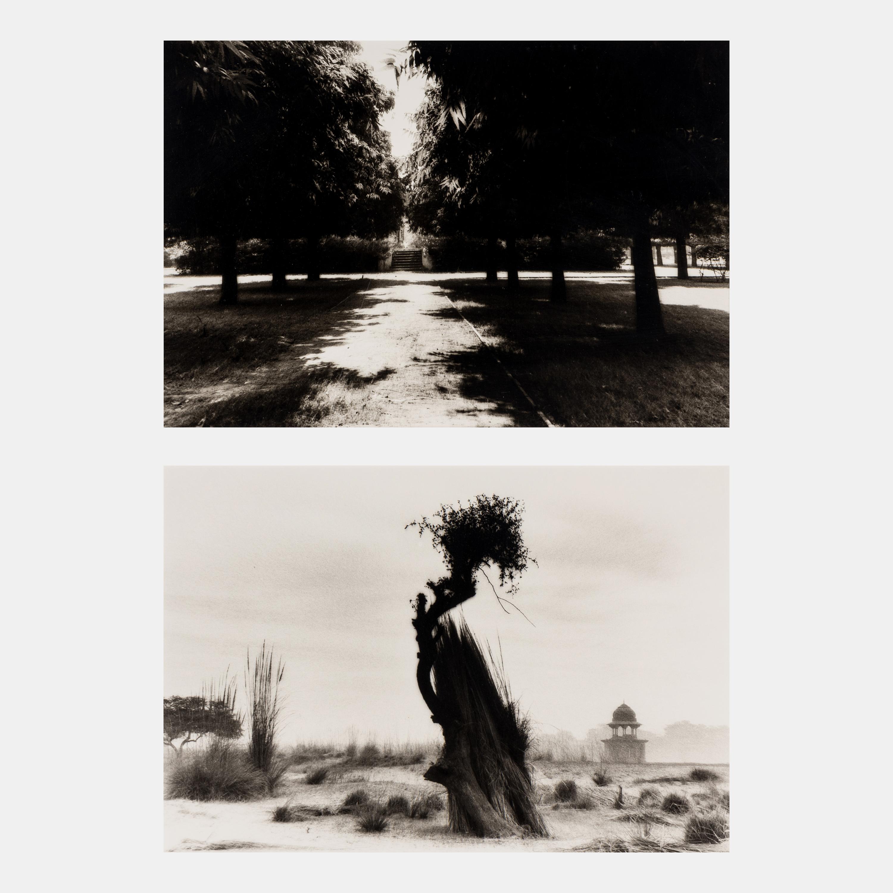 Shah Jahan's Tomb, Tree at Center, Agra , 1985, and Untitled (Garden) (Two Works)