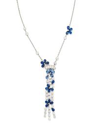 VAN CLEEF & ARPELS, SAPPHIRE AND DIAMOND 'FIL DE L'EAU' NECKLACE
