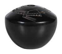 Blackware Pottery Jar, with Yei