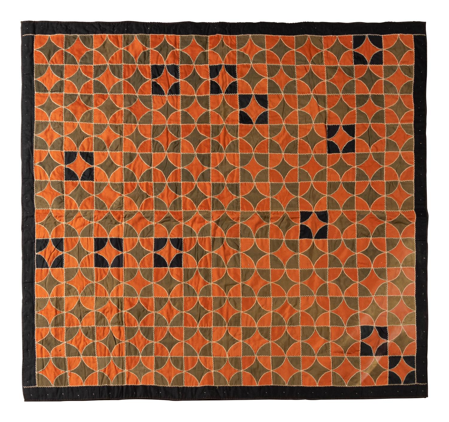 A Kinetic Painted Gull Together with a Quilt