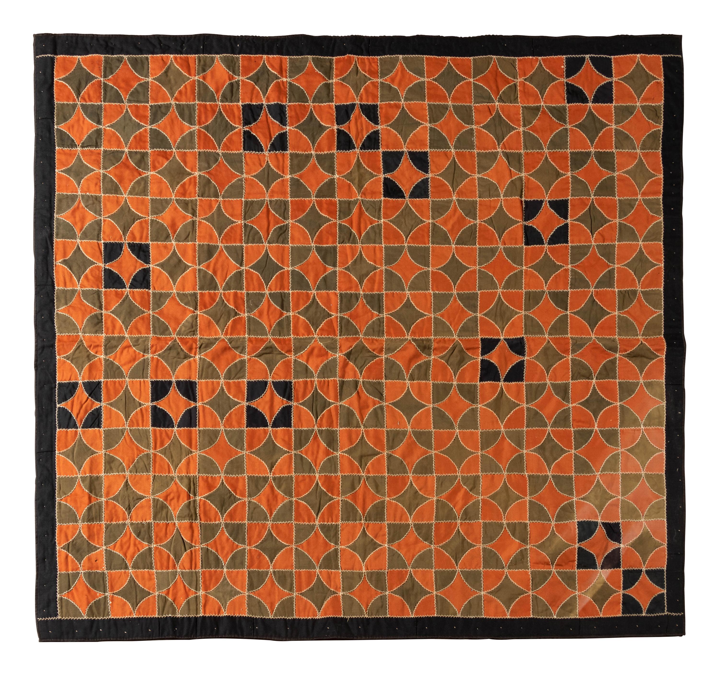 A Kinetic Painted Gull Together with a Quilt