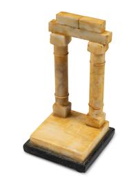 A Set of Four Italian Grand Tour Style Marble Table Ornaments