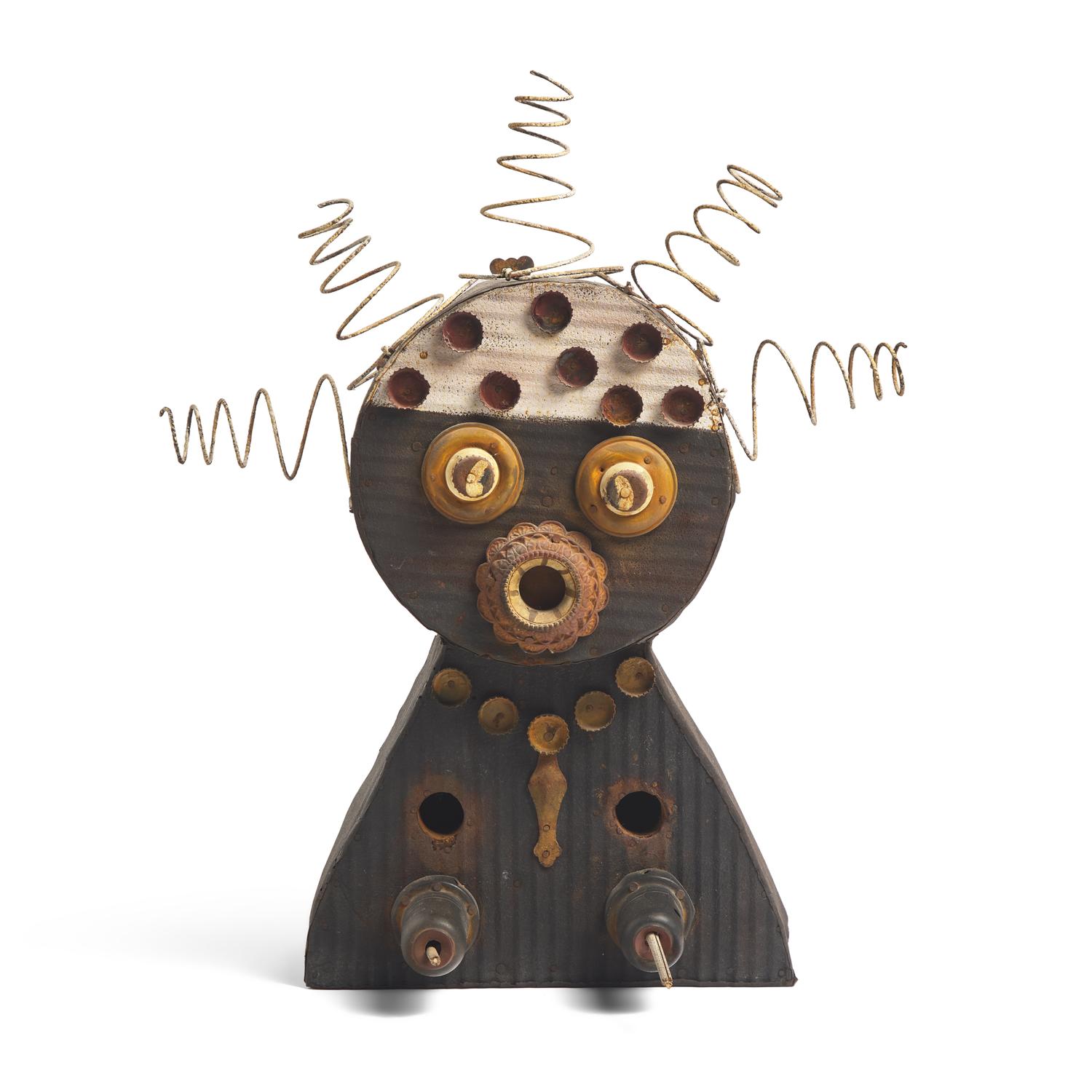A Found Object "Lady" Bird House