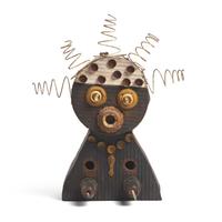 A Found Object "Lady" Bird House