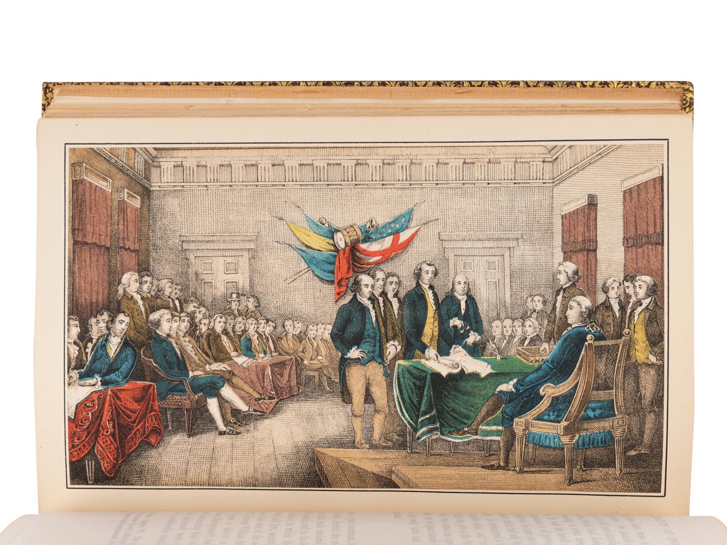 TREVELYAN, George Otto, Sir (1838-1928). The American Revolution . -- George III and Charles James Fox . London, New York, Bombay & Calcutta: Longmans, Green, and Co., 1899-1907, 1912-1914.