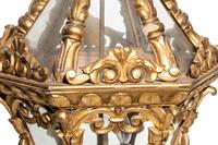 A Continental Giltwood Lantern