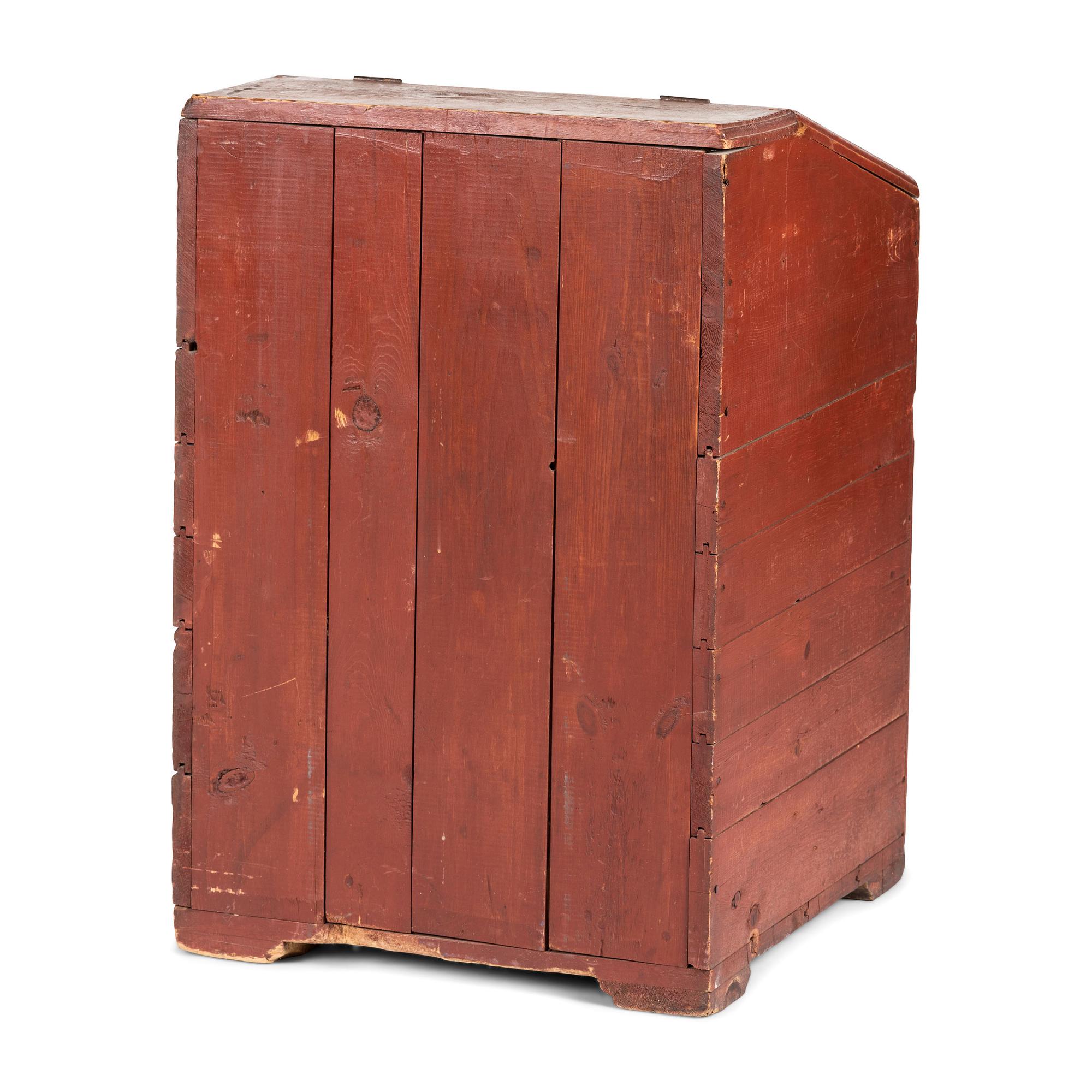 A Lion Coffee Painted Store Bin