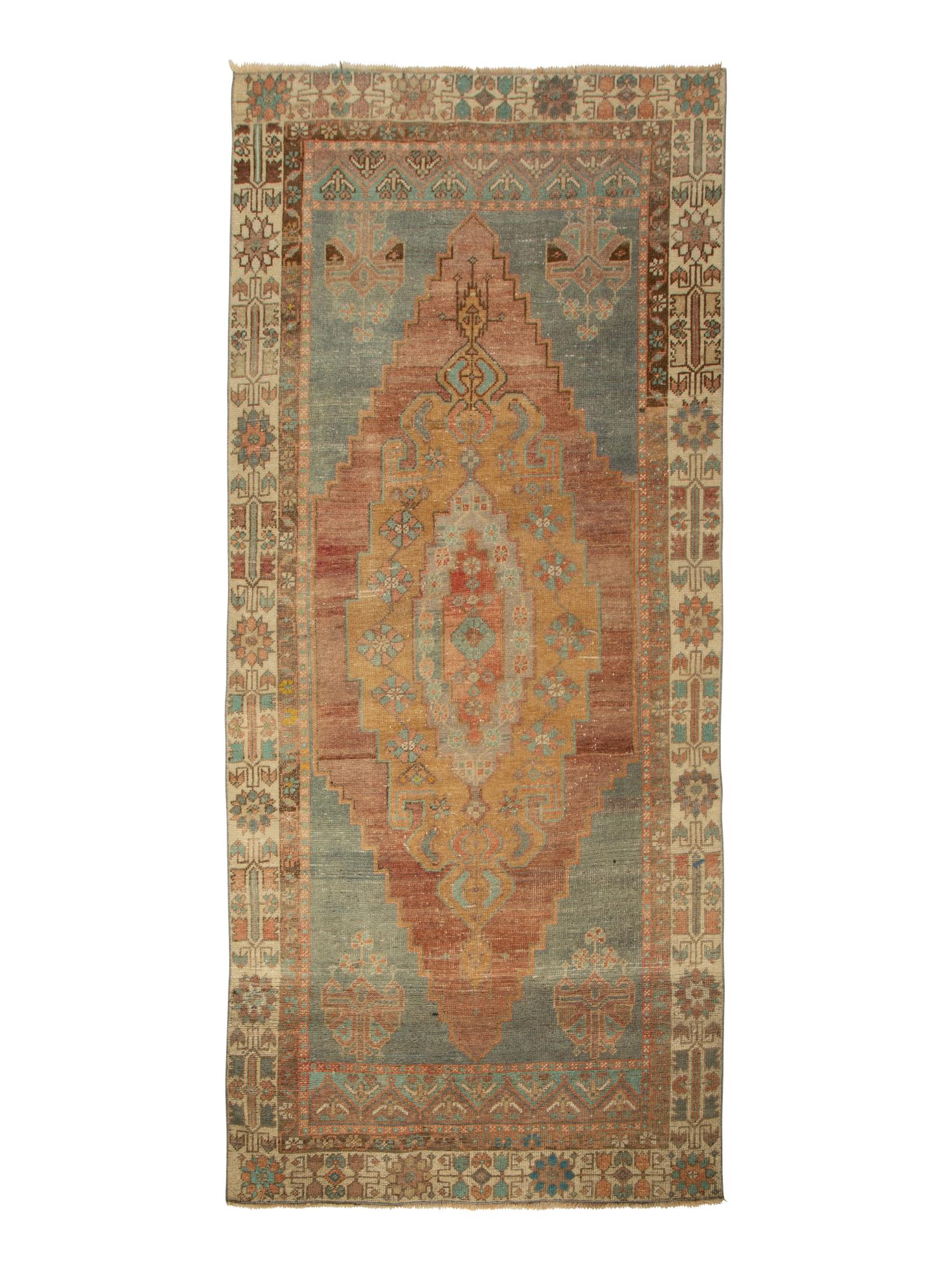An Oushak Wool Runner