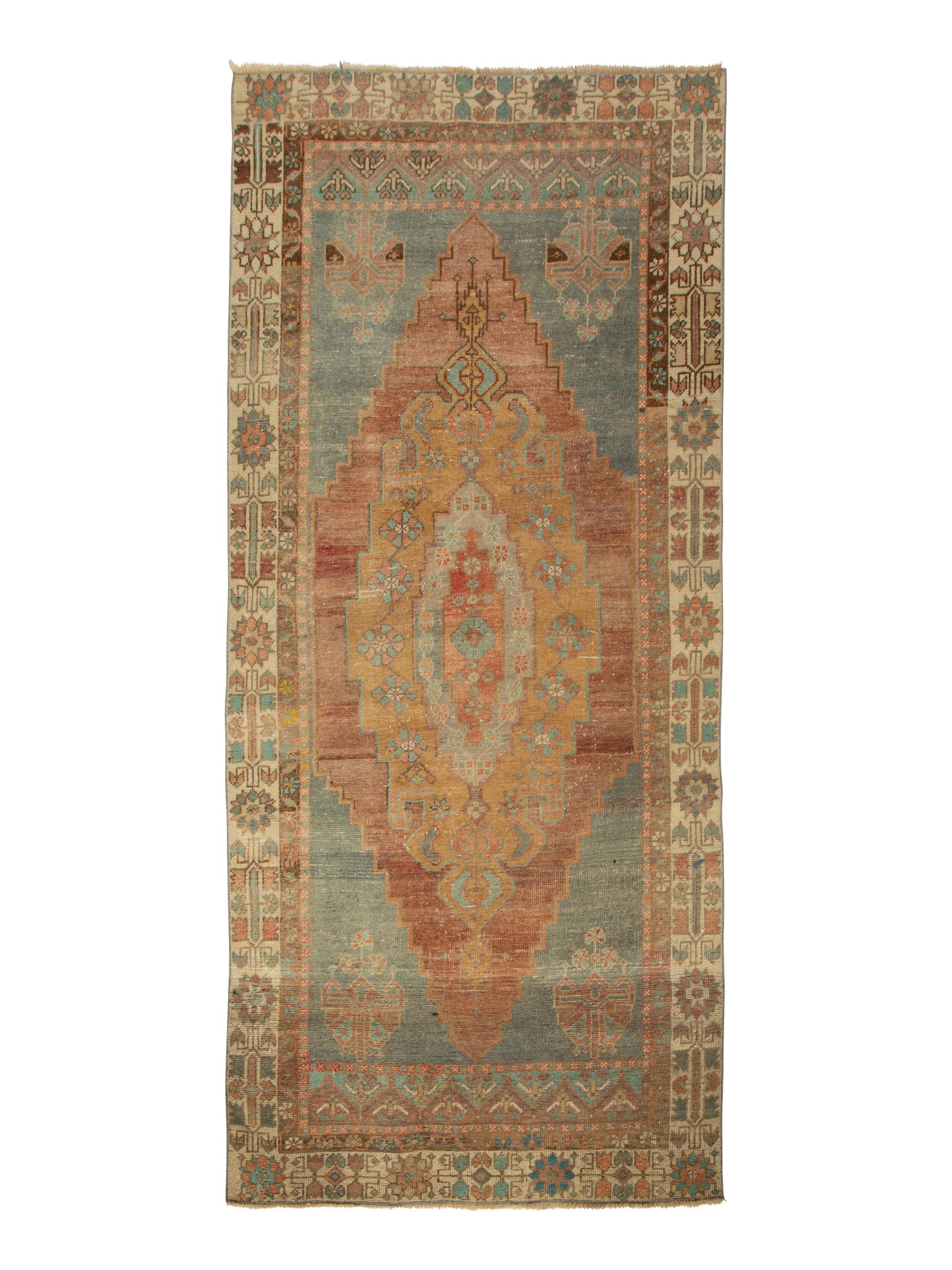 An Oushak Wool Runner