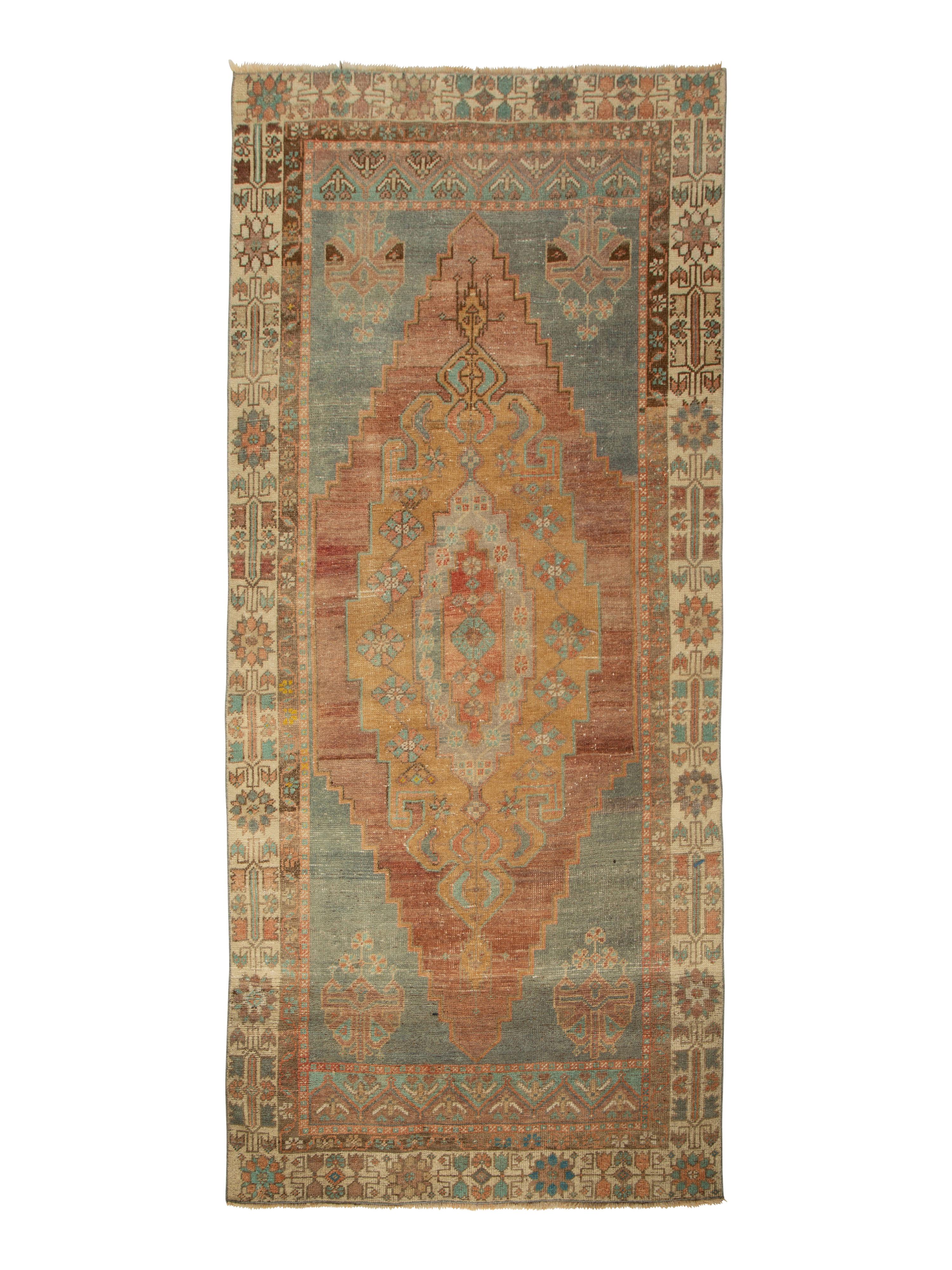 An Oushak Wool Runner