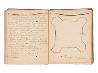 JACKSON, Col. Oscar L. (1840-1920). Five journals, incl. descriptions of Oscar L. Jackson's political activism during the 1860 campaign and his service with 63rd OVI, with campaign broadside noting Jackson as a speaker.