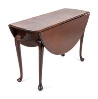 A Queen Anne Mahogany Drop-Leaf Table