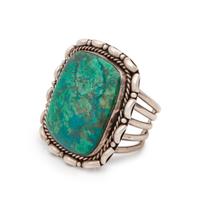 Navajo Silver and Turquoise Cuff Bracelet
