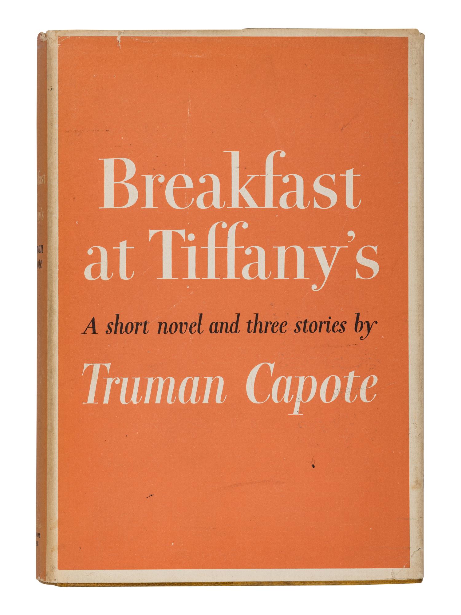 CAPOTE, Truman (1924-1984). Breakfast at Tiffany’s . New York: Random House, 1958.