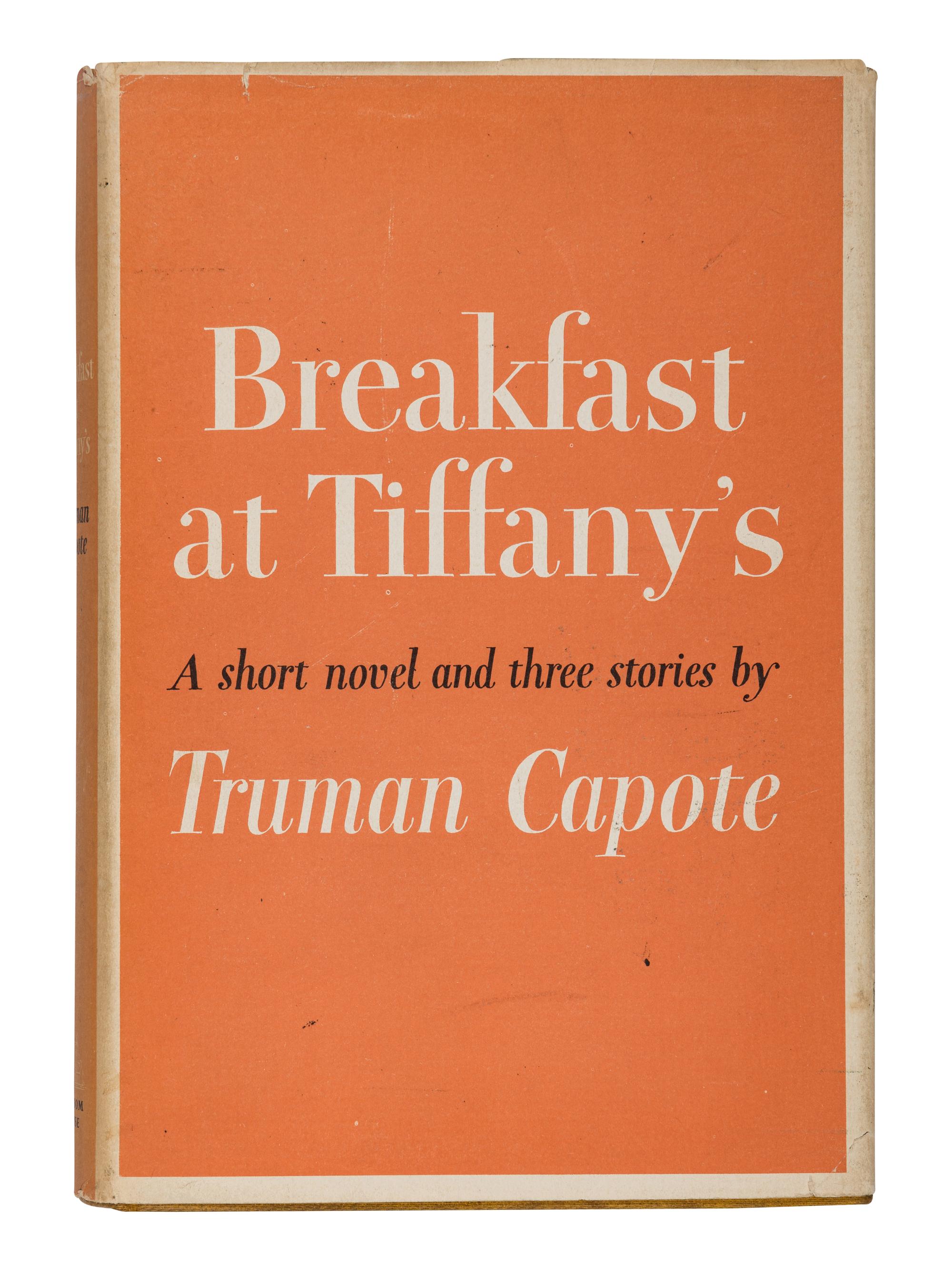 CAPOTE, Truman (1924-1984). Breakfast at Tiffany’s . New York: Random House, 1958.