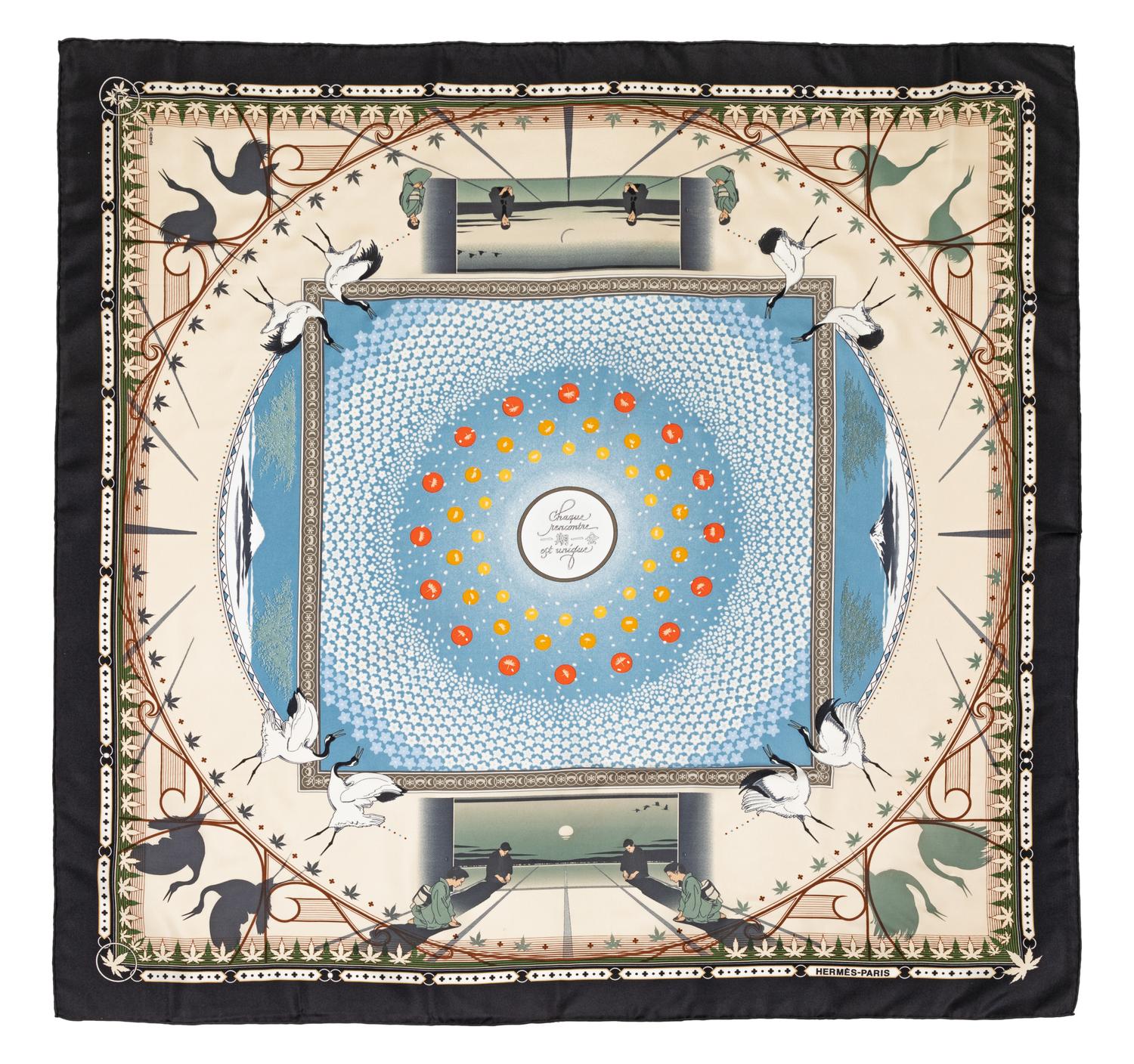 Hermès 90cm Silk Scarf