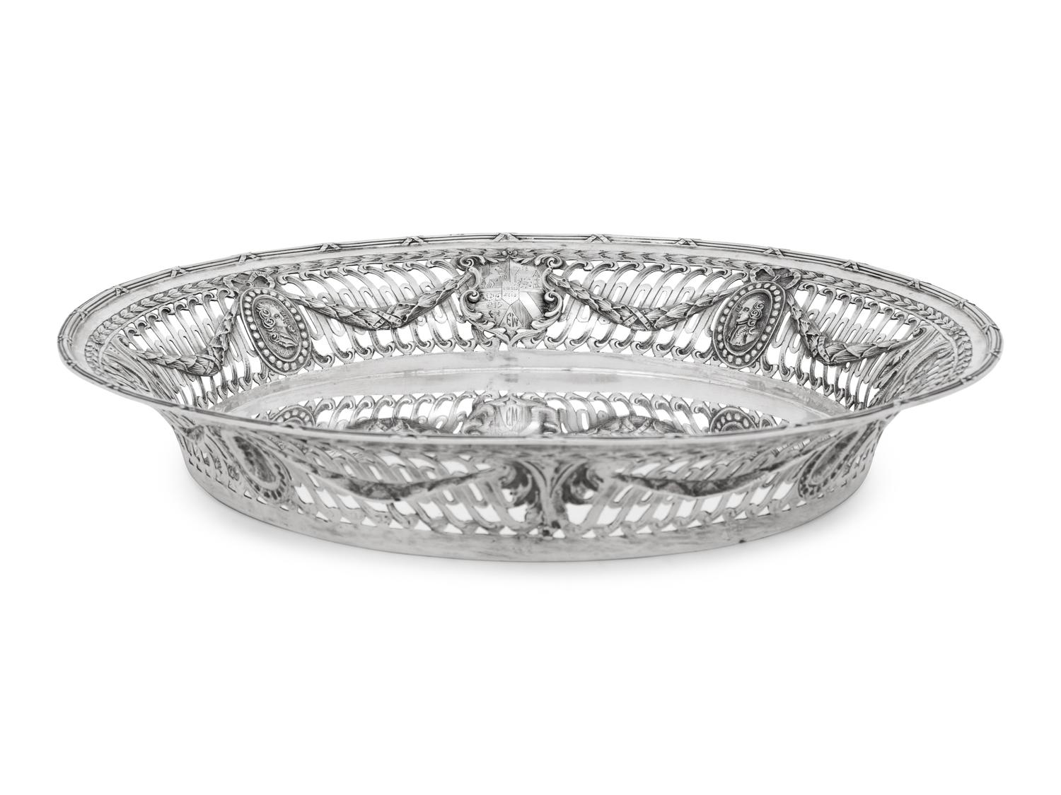 A Continental Silver Dish