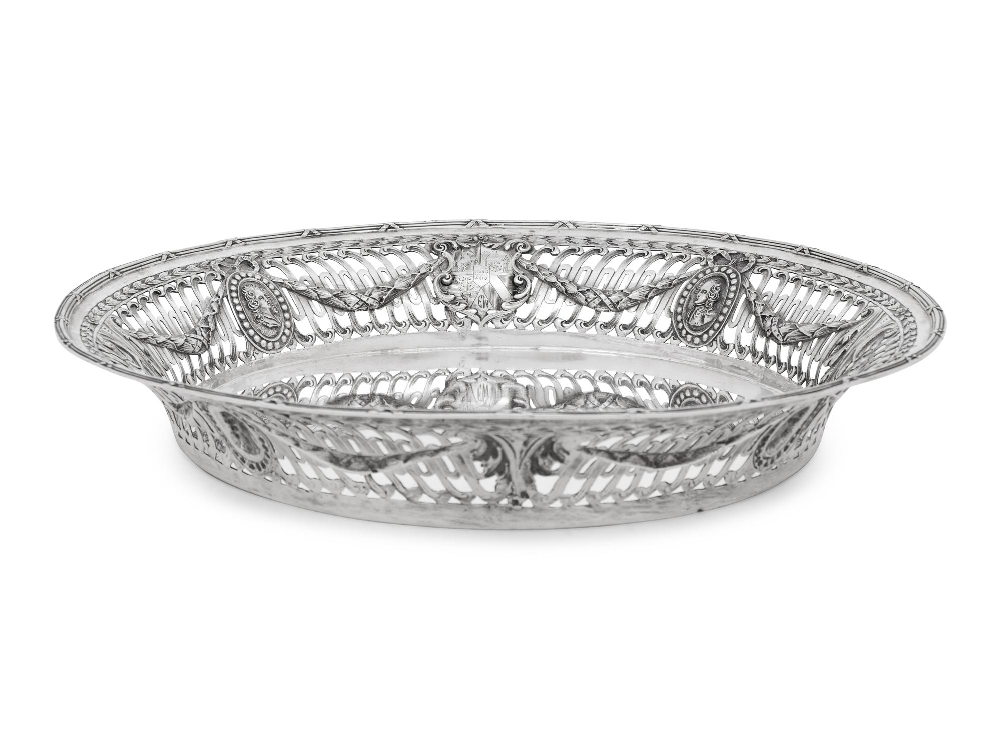 A Continental Silver Dish