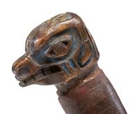 Northwest Coast Carved and Painted Dagger