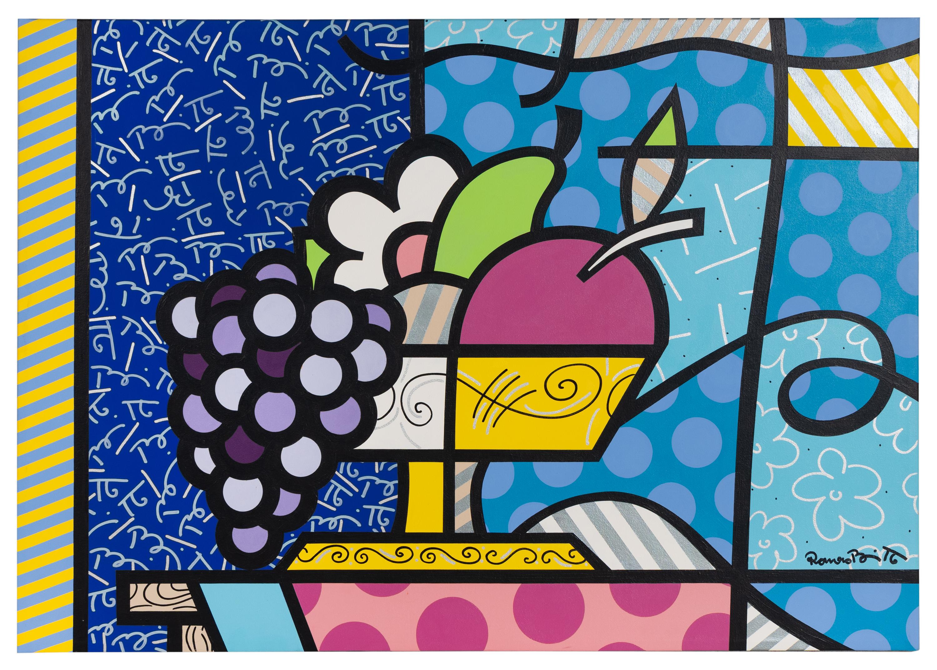 Romero Britto (Brazilian, b. 1963) — Marlos Home , 1996
