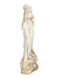 A Chinese Carved Marble Figure of Quan Yin — 19th/20th Century