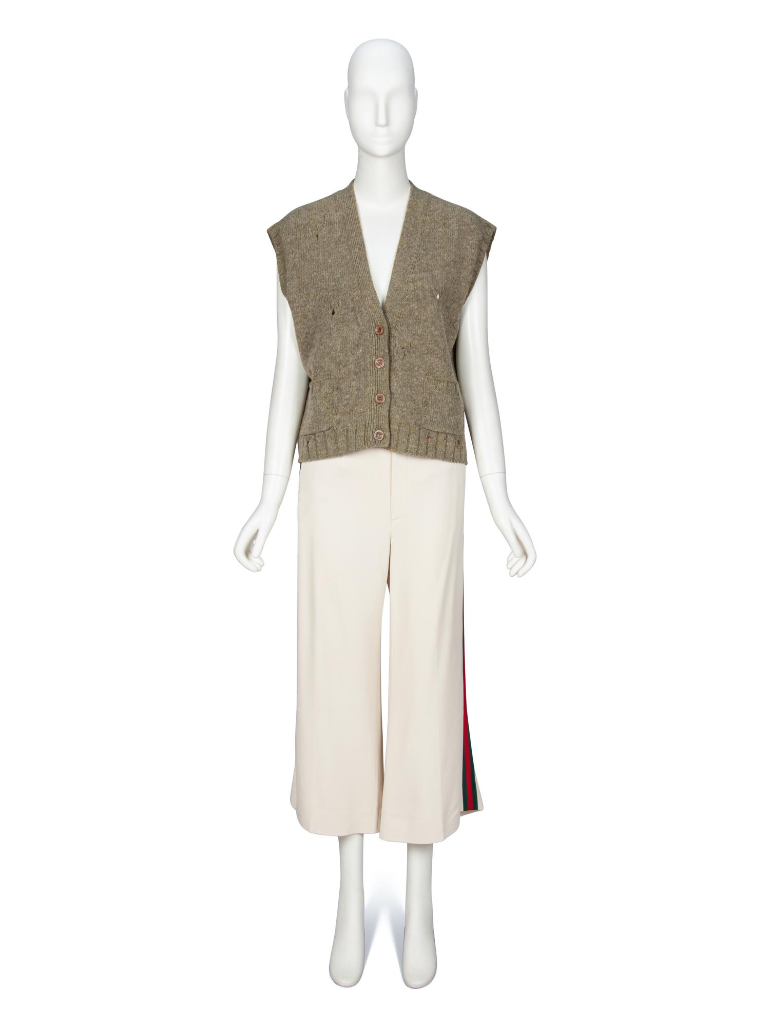 GUCCI, SWEATER VEST & TWO BOTTOMS