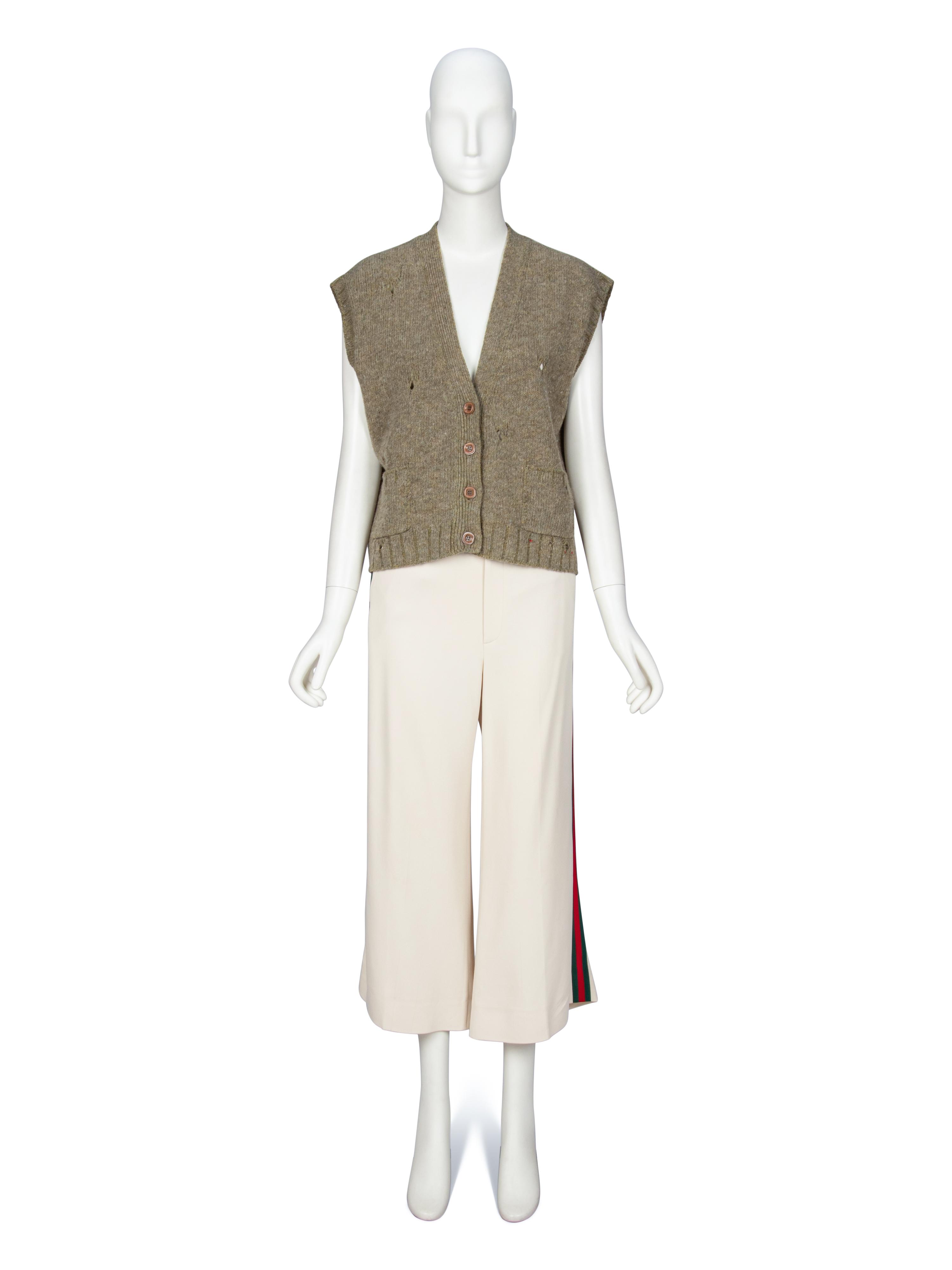 GUCCI, SWEATER VEST & TWO BOTTOMS