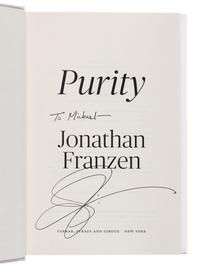 FRANZEN, Jonathan (b. 1959). A group of 5 SIGNED FIRST EDITIONS, comprising: