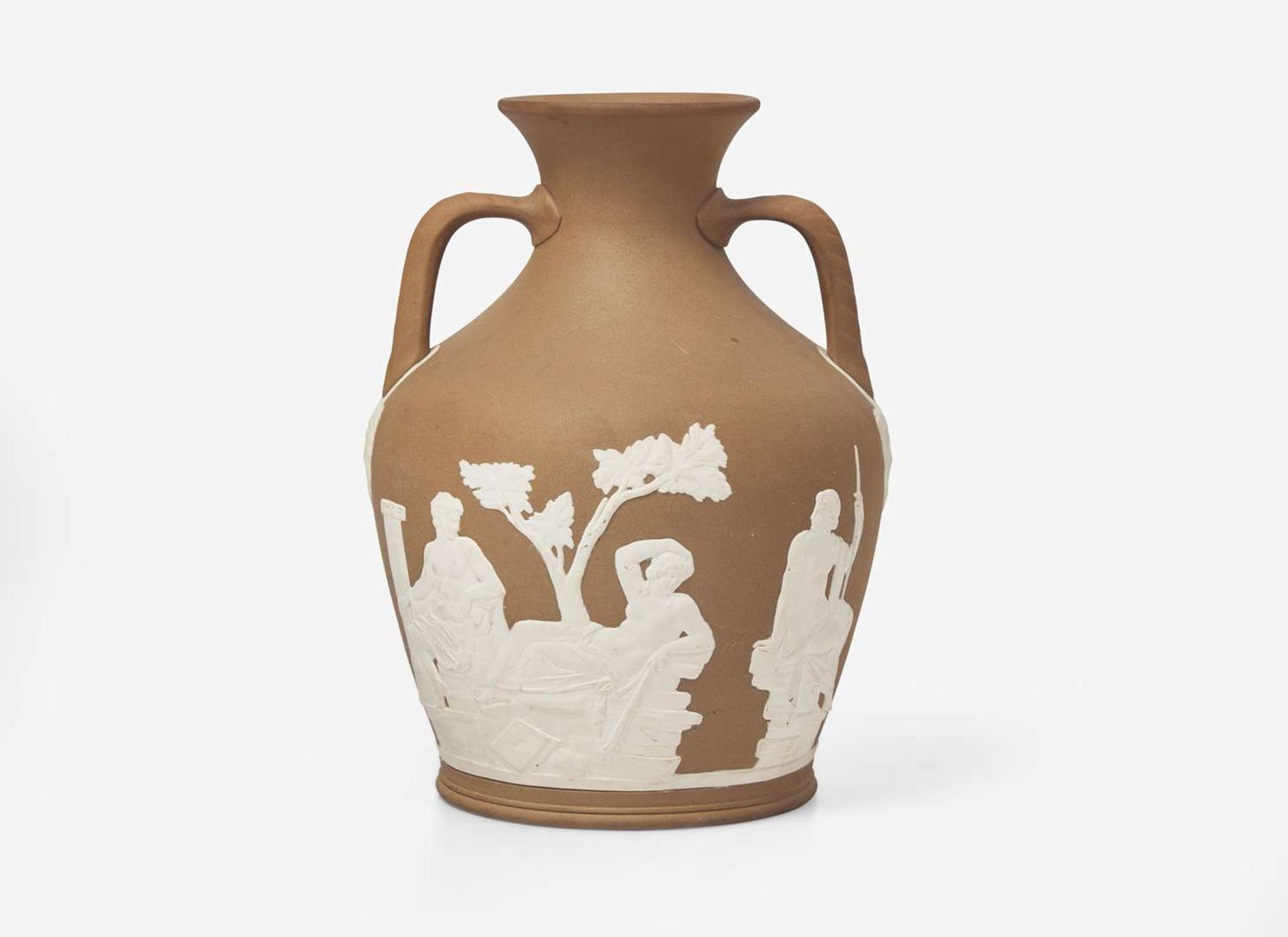 A Drabware Portland Vase, UK, 1880s