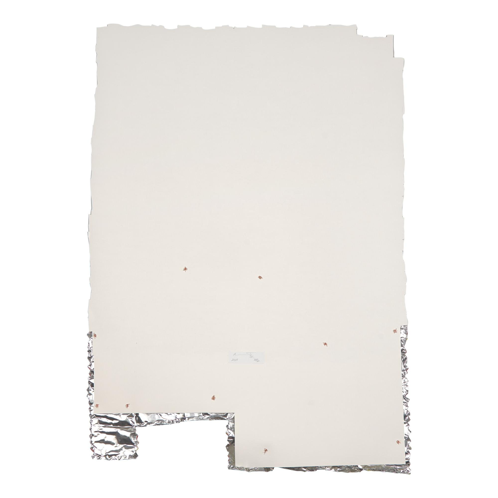 El Anatsui (Ghanaian, b. 1944) — Striped Flags , 2023