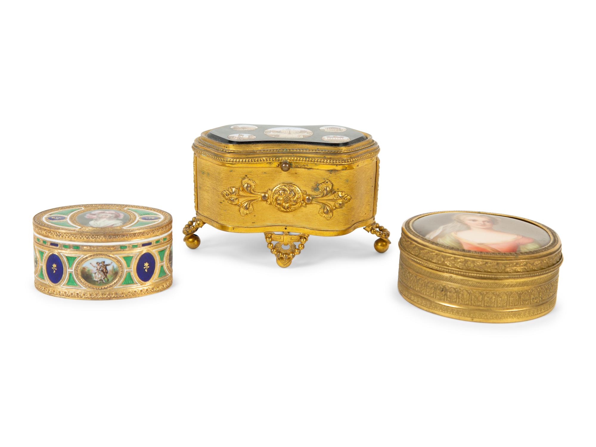 Three Continental Small Boxes