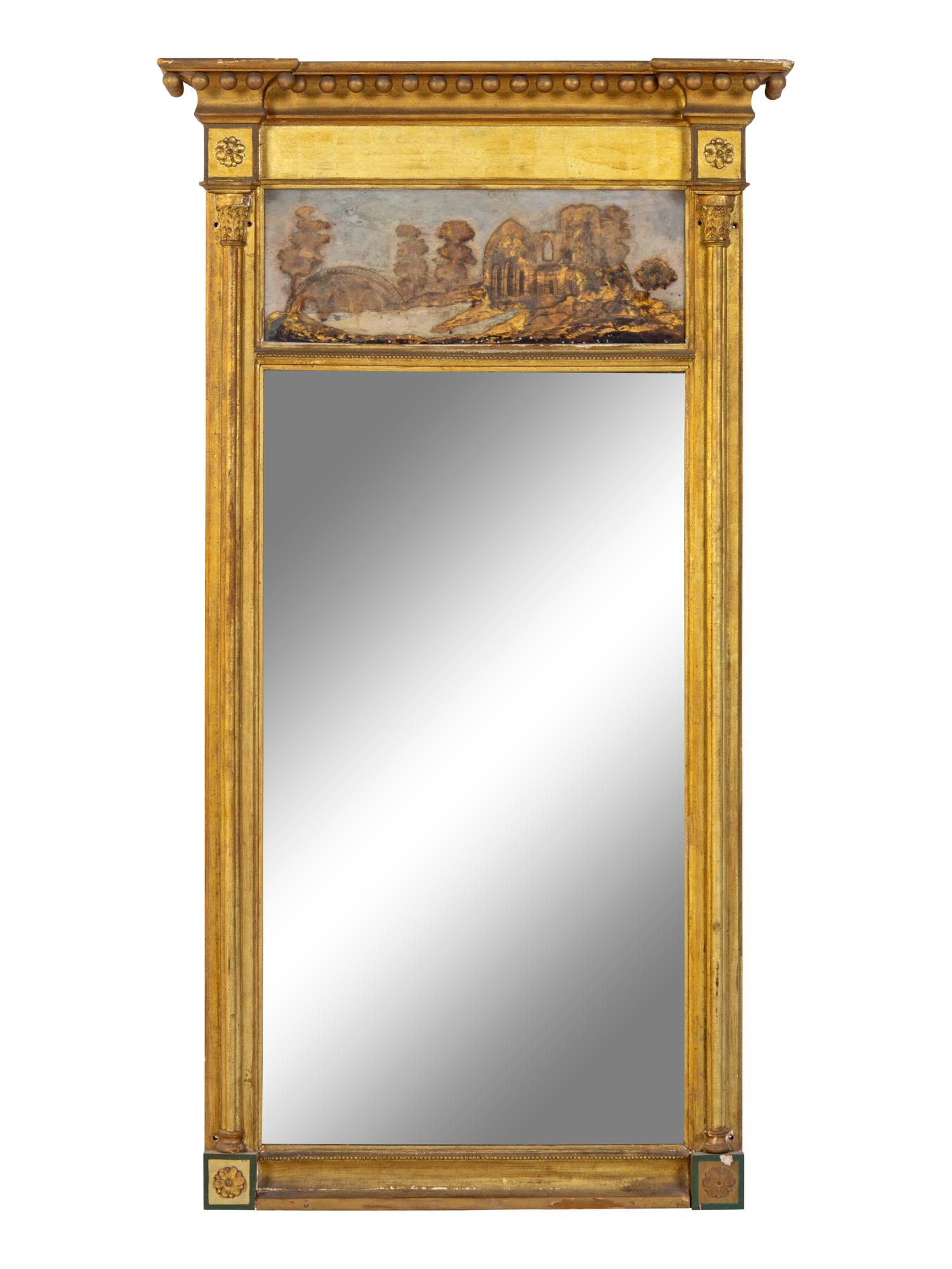 A Federal Giltwood Pier Mirror